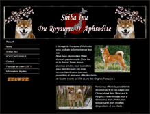 Tablet Screenshot of duroyaumedaphrodite.com